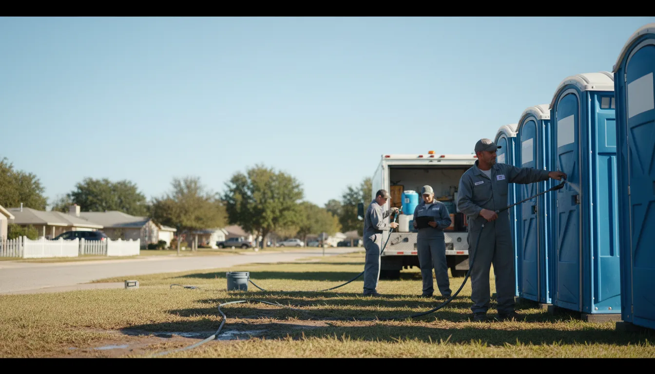 Long-Term Portable Toilet Rental in Crandall, TX near me
